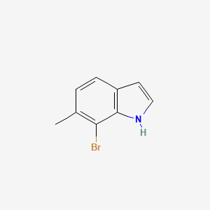 molecular formula C9H8BrN B2582605 7-Brom-6-methyl-1H-Indol CAS No. 1360885-93-3