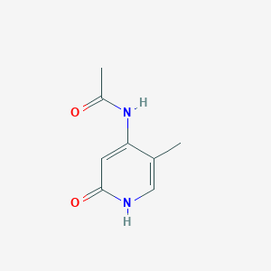 molecular formula C8H10N2O2 B2582618 N-(5-MEthyl-2-oxo-1H-pyridin-4-yl)acetamide CAS No. 2288708-49-4
