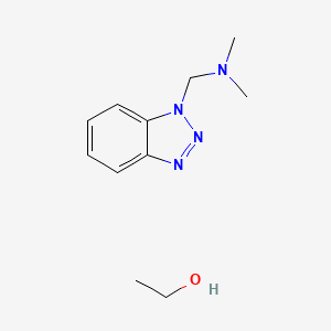 molecular formula C11H18N4O B2582624 (1H-1,2,3-Benzotriazol-1-ylmethyl)dimethylamine CAS No. 461641-74-7