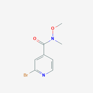molecular formula C8H9BrN2O2 B2582649 2-Bromo-N-methoxy-N-methylisonicotinamide CAS No. 656257-69-1
