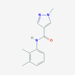 molecular formula C13H15N3O B258267 N-(2,3-dimethylphenyl)-1-methyl-1H-pyrazole-4-carboxamide 