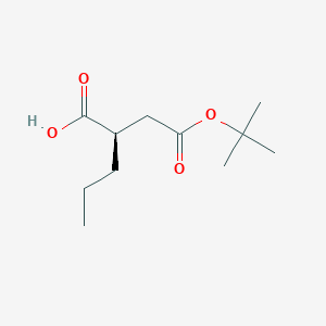 molecular formula C11H20O4 B2582687 (R)-2-(2-(tert-Butoxy)-2-oxoethyl)pentanoic acid CAS No. 112106-16-8