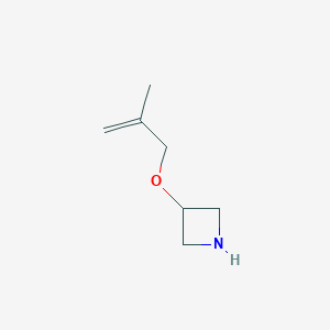 molecular formula C7H13NO B2582750 3-((2-Methylallyl)oxy)azetidine CAS No. 1219982-37-2