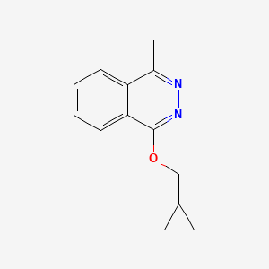 molecular formula C13H14N2O B2582780 1-(Cyclopropylmethoxy)-4-methylphthalazine CAS No. 2199320-10-8