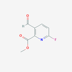 molecular formula C8H6FNO3 B2582785 Methyl 6-fluoro-3-formylpyridine-2-carboxylate CAS No. 2098726-67-9