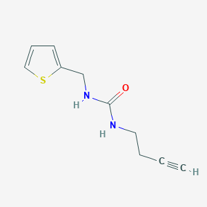 molecular formula C10H12N2OS B2582826 1-(丁-3-炔-1-基)-3-(噻吩-2-基甲基)脲 CAS No. 1351613-72-3