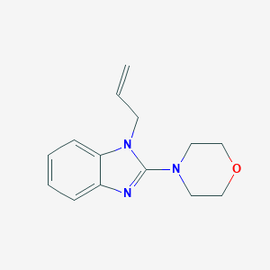 molecular formula C14H17N3O B258285 1-allyl-2-(4-morpholinyl)-1H-benzimidazole 