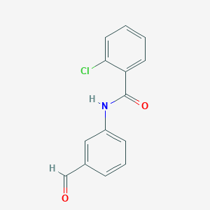 2-chloro-N-(3-formylphenyl)benzamide