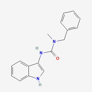 molecular formula C17H17N3O B2582911 1-苄基-3-(1H-吲哚-3-基)-1-甲基脲 CAS No. 941987-42-4