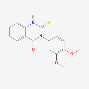 3-(3,4-dimethoxyphenyl)-2-thioxo-2,3-dihydroquinazolin-4(1H)-one