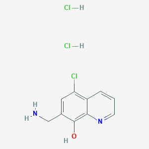 7-(Aminomethyl)-5-chloroquinolin-8-ol dihydrochloride