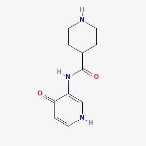 molecular formula C11H15N3O2 B2582989 N-(4-hydroxypyridin-3-yl)piperidine-4-carboxamide CAS No. 1179411-14-3