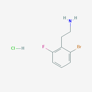 2-(2-Bromo-6-fluorophenyl)ethanamine;hydrochloride