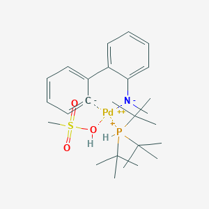 molecular formula C26H42NO3PPdS B2583036 P(t-Bu)3PdG4 CAS No. 1621274-11-0