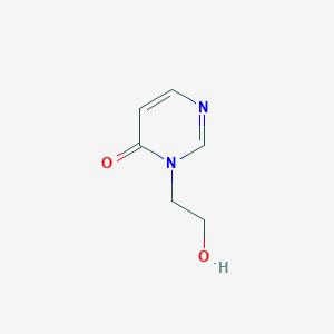 molecular formula C6H8N2O2 B2583125 3-(2-Hydroxyethyl)-3,4-dihydropyrimidin-4-one CAS No. 1406628-64-5