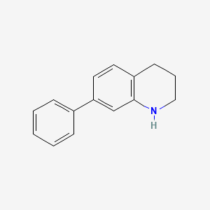 molecular formula C15H15N B2583162 7-Phenyl-1,2,3,4-tetrahydroquinoline CAS No. 60640-17-7