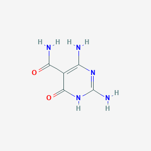 molecular formula C5H7N5O2 B2583187 2,4-二氨基-6-羟基嘧啶-5-甲酰胺 CAS No. 103574-61-4