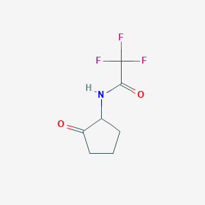 B2583213 2,2,2-trifluoro-N-(2-oxocyclopentyl)acetamide CAS No. 906719-77-5