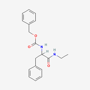 molecular formula C19H22N2O3 B2583221 Ethyl N-Cbz-DL-Phenylalaninamide CAS No. 1214107-68-2