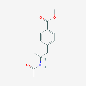 molecular formula C13H17NO3 B2583230 4-(2-乙酰氨基丙基)苯甲酸甲酯 CAS No. 1542490-88-9