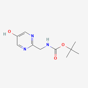 molecular formula C10H15N3O3 B2583241 (5-羟基-嘧啶-2-基甲基)-氨基甲酸叔丁酯 CAS No. 1391732-63-0