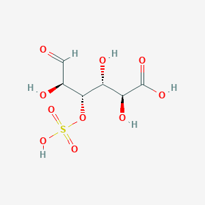molecular formula C6H10O10S B025833 3-磺基葡萄糖醛酸 CAS No. 110231-93-1