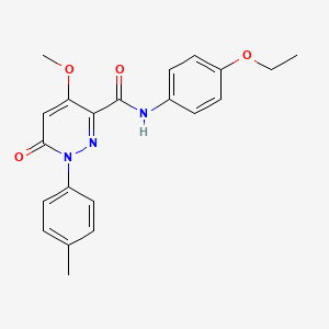 N-(4-ethoxyphenyl)-4-methoxy-1-(4-methylphenyl)-6-oxopyridazine-3-carboxamide