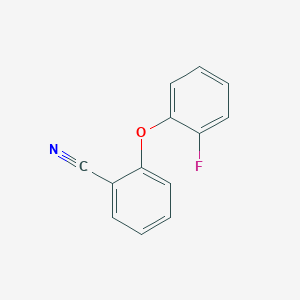 molecular formula C13H8FNO B2583327 2-(2-氟苯氧基)苯甲腈 CAS No. 156783-71-0