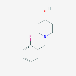 molecular formula C12H16FNO B2583366 1-(2-Fluoro-benzyl)-piperidin-4-ol CAS No. 148729-32-2