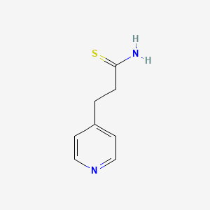molecular formula C8H10N2S B2583372 3-(Pyridin-4-yl)propanethioamide CAS No. 90271-55-9
