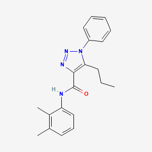 molecular formula C20H22N4O B2583398 N-(2,3-dimethylphenyl)-1-phenyl-5-propyl-1H-1,2,3-triazole-4-carboxamide CAS No. 950245-17-7