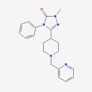 1-methyl-4-phenyl-3-(1-(pyridin-2-ylmethyl)piperidin-4-yl)-1H-1,2,4-triazol-5(4H)-one