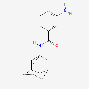 molecular formula C17H22N2O B2583515 N-Adamantan-1-yl-3-amino-benzamide CAS No. 57277-47-1