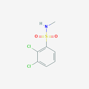 molecular formula C7H7Cl2NO2S B2583518 2,3-dichloro-N-methylbenzene-1-sulfonamide CAS No. 441296-33-9