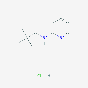 molecular formula C10H17ClN2 B2583535 N-(2,2-dimethylpropyl)pyridin-2-amine hydrochloride CAS No. 1909326-72-2