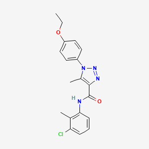 N-(3-chloro-2-methylphenyl)-1-(4-ethoxyphenyl)-5-methyl-1H-1,2,3-triazole-4-carboxamide
