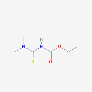 molecular formula C6H12N2O2S B2583559 ethyl N-(dimethylcarbamothioyl)carbamate CAS No. 40398-21-8