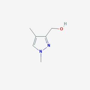 molecular formula C6H10N2O B2583601 (1,4-二甲基-1H-吡唑-3-基)甲醇 CAS No. 881008-97-5