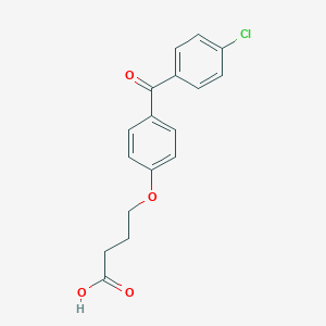4-[4-(4-Chlorobenzoyl)phenoxy]butanoic acid