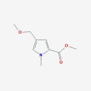 Methyl 4-(methoxymethyl)-1-methylpyrrole-2-carboxylate