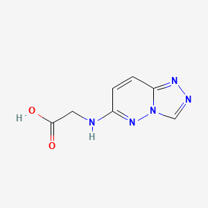 molecular formula C7H7N5O2 B2583656 ([1,2,4]Triazolo[4,3-b]pyridazin-6-ylamino)-acetic acid CAS No. 842973-21-1