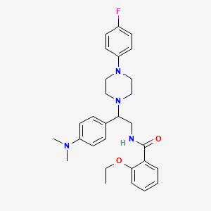 N-{2-[4-(dimethylamino)phenyl]-2-[4-(4-fluorophenyl)piperazin-1-yl]ethyl}-2-ethoxybenzamide