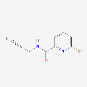 molecular formula C9H7BrN2O B2583669 6-bromo-N-(prop-2-yn-1-yl)pyridine-2-carboxamide CAS No. 1445679-31-1