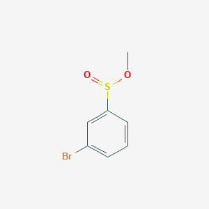 molecular formula C7H7BrO2S B2583678 3-Bromobenzenesulfinic acid methyl ester CAS No. 911030-33-6
