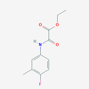 molecular formula C11H12FNO3 B2583697 Ethyl [(4-fluoro-3-methylphenyl)amino](oxo)acetate CAS No. 1232805-17-2