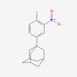 molecular formula C17H21NO2 B2583733 1-(4-Methyl-3-nitrophenyl)adamantane CAS No. 26378-29-0