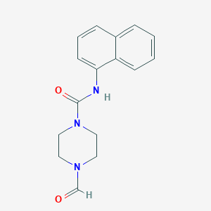 molecular formula C16H17N3O2 B2583737 4-formyl-N-naphthalen-1-ylpiperazine-1-carboxamide CAS No. 710333-81-6