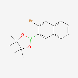 2-(3-Bromonaphthalen-2-yl)-4,4,5,5-tetramethyl-1,3,2-dioxaborolane