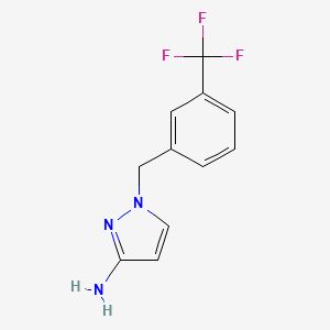 1-(3-(trifluoromethyl)benzyl)-1H-pyrazol-3-amine