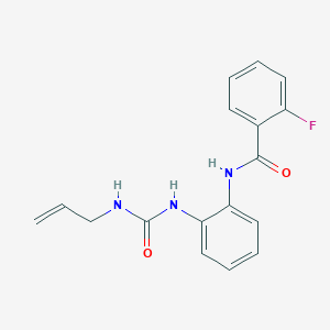 N-(2-(3-allylureido)phenyl)-2-fluorobenzamide